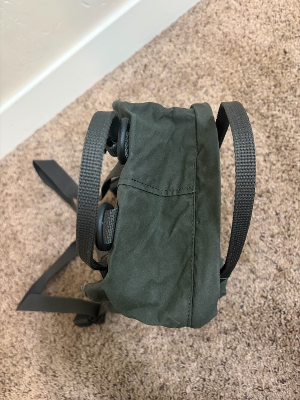 Fjallraven Kanken Mini Backpack - Forest Green - Picture 6 of 9